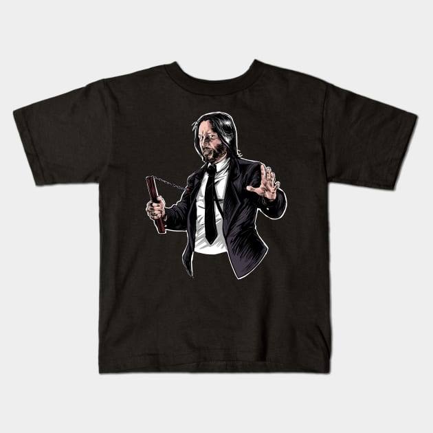 Bruce Wick Kids T-Shirt by Zascanauta